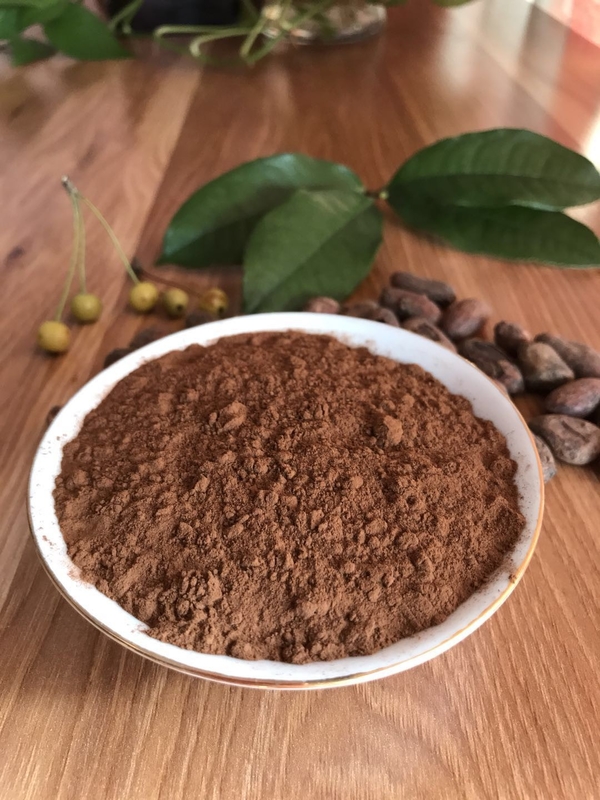 Bột Ca cao Brown hữu cơ Alkalized hữu cơ Các vi khuẩn gây bệnh Phủ định