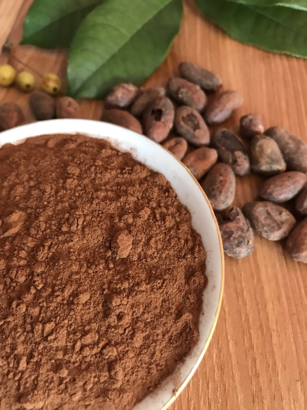 Bột Ca cao Brown hữu cơ Alkalized hữu cơ Các vi khuẩn gây bệnh Phủ định