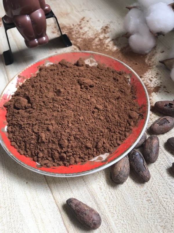 Thương mại 100 Bột ca cao nguyên chất màu nâu Phủ định vi khuẩn Salmonella tiêu cực ISO 9001 Approved